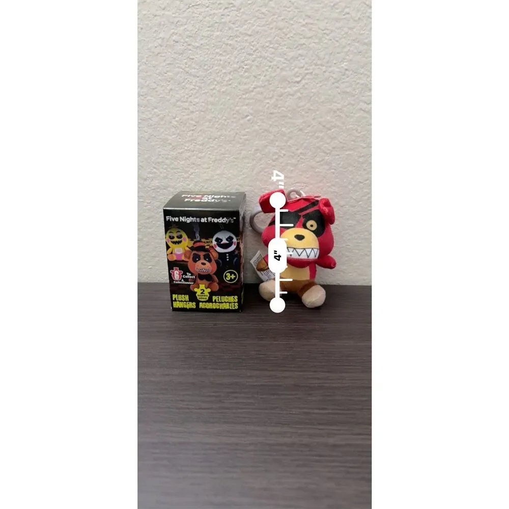 Five Nights At Freddy's Series 2 Blind Box Plush Hanger Keychain - Foxy